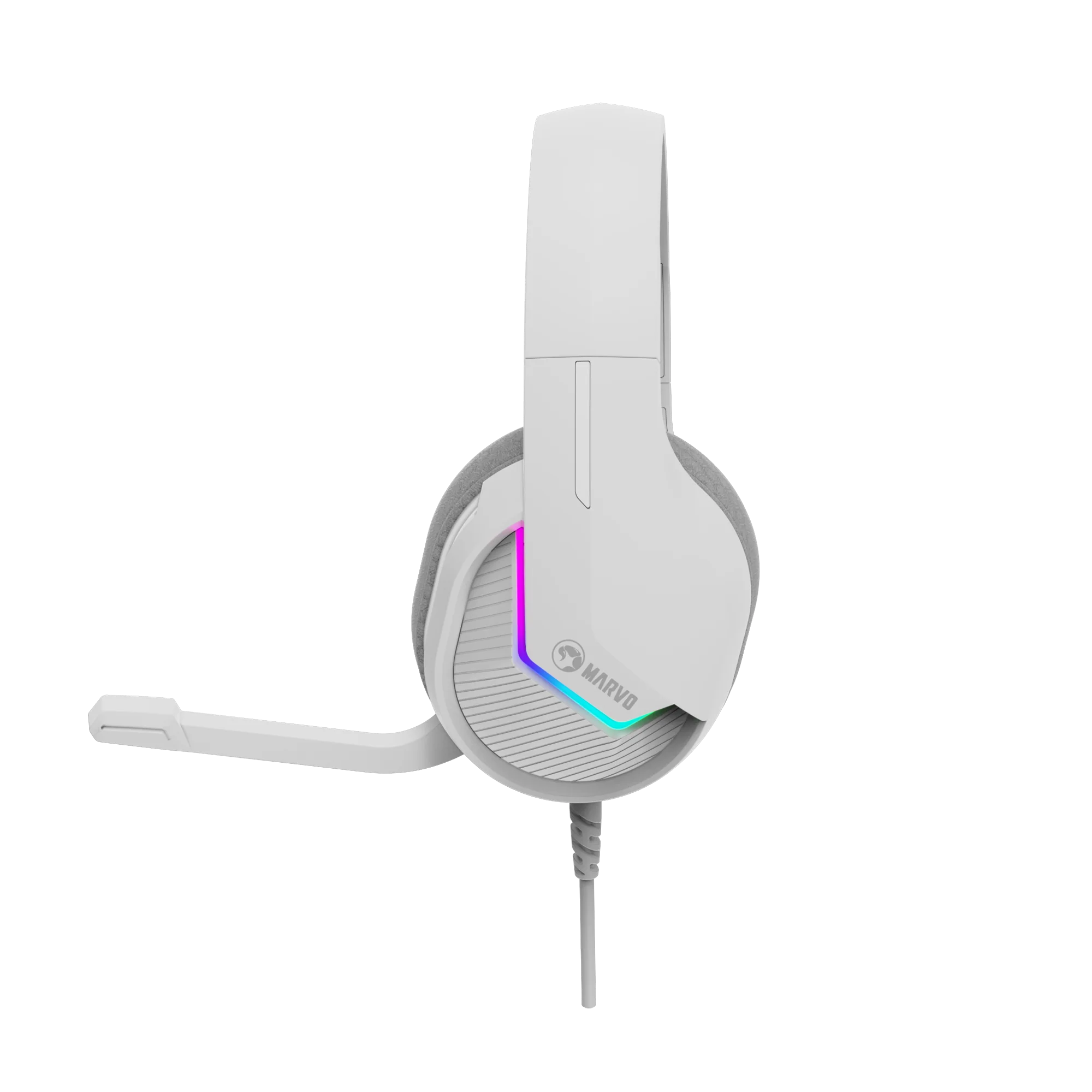 Marvo Tactic 40 Wired Gaming Headset - White Marvo Tactic 40 Wired Gaming Headset - White